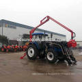 Wood Crane for ATV,tractor implement log trailer with crane